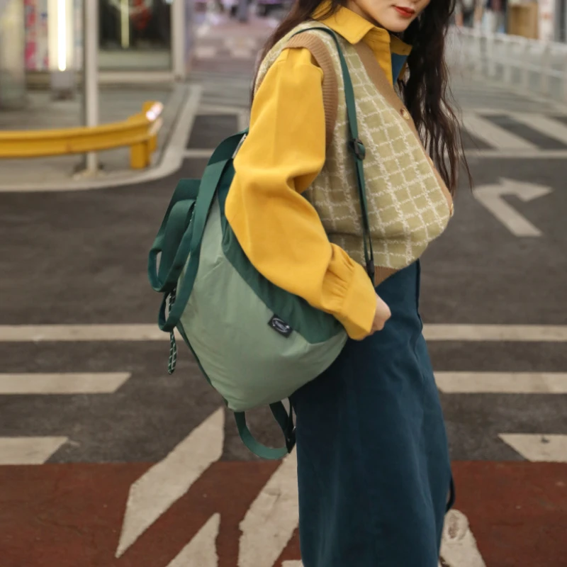 Fashion All-match Niche Vintage Multi-function Bag Popular Spliced Design Multi-function Leisure Backpack Women Shoulder Bag
Fashion All-match Niche Vintage Multi-function Bag Popular Spliced Design Multi-function Leisure Backpack Women Shoulder Bag
