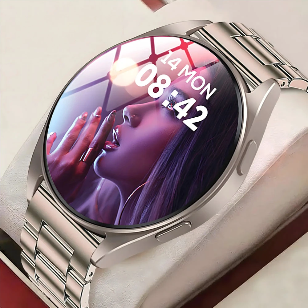 

Новинка 2024, умные часы 6 Pro, круглые Смарт-часы с Bluetooth, вызовами, пульсометром, Смарт-часы для мужчин и женщин, фитнес-трекер, браслет для