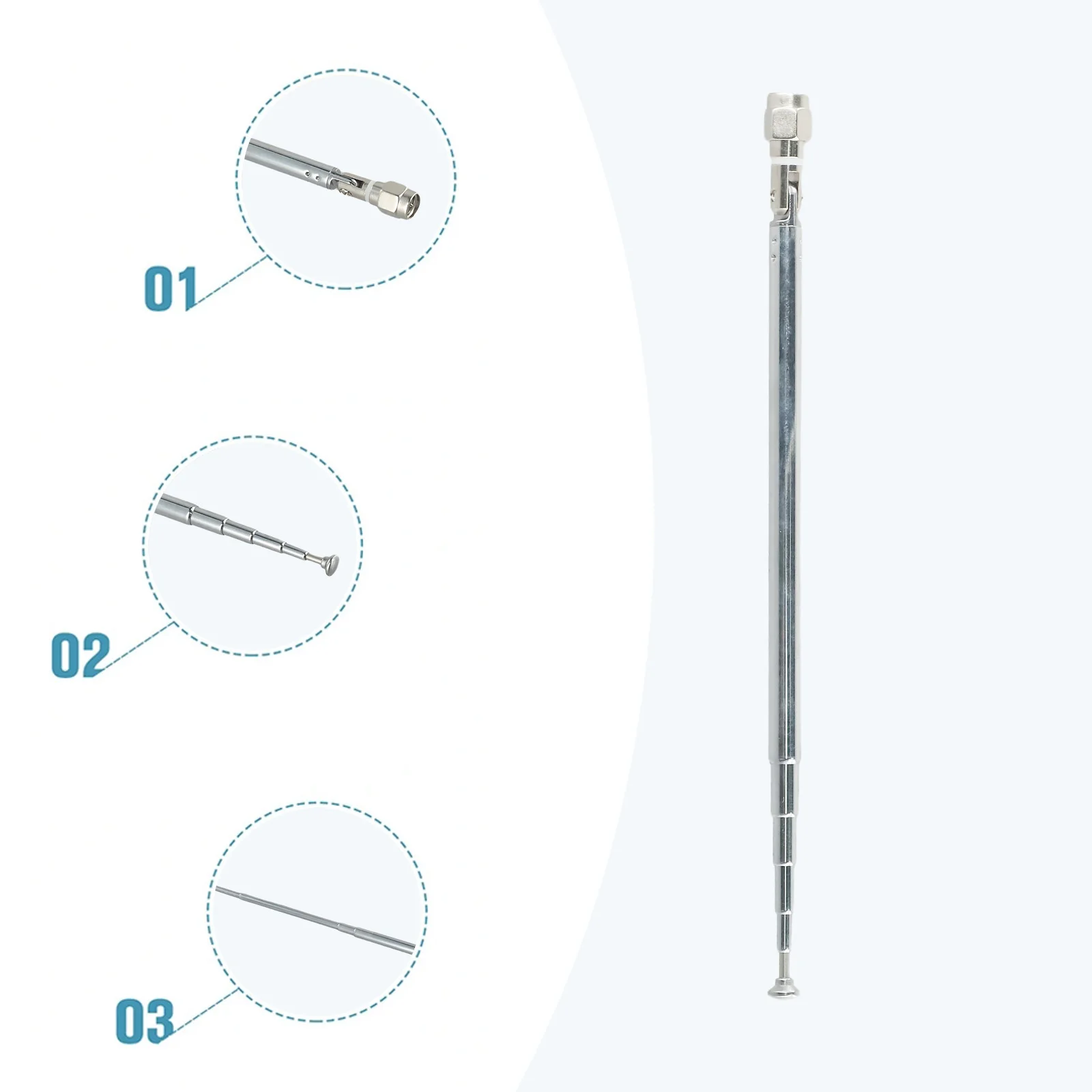 5.6M/18.4FT GP Telescopic Antenna For DIY Shortwave Radios And Telescopic Antenna Elements Brand New And High Quality
5.6M/18.4FT GP Telescopic Antenna For DIY Shortwave Radios And Telescopic Antenna Elements Brand New And High Quality