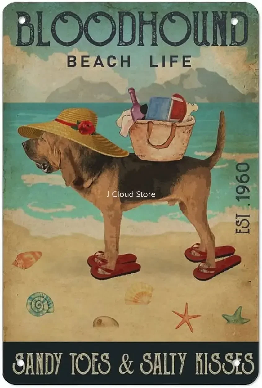 Funny Tin Sign Vintage Beach Life Sandy Toes Bloodhound Tin Sign Home Kitchen Bar Farmhouse Ranch Cafe Club Cave Wall
Funny Tin Sign Vintage Beach Life Sandy Toes Bloodhound Tin Sign Home Kitchen Bar Farmhouse Ranch Cafe Club Cave Wall