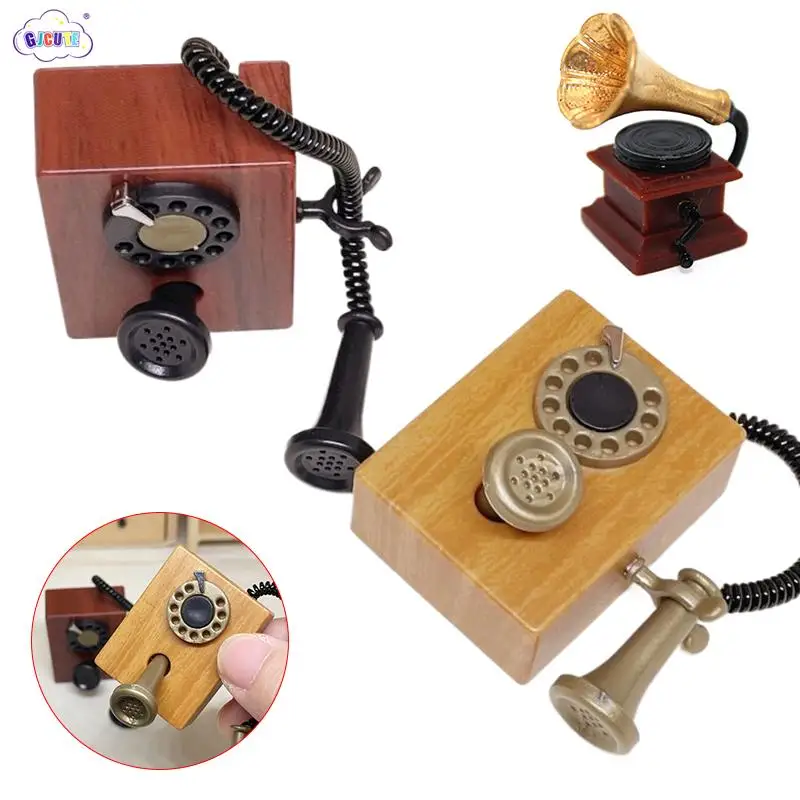 1/12 Dollhouse Retro Miniature Simulation Phonograph Model Mini Dollhouse Furnishings Life Scene Furniture Decor Accessories
1/12 Dollhouse Retro Miniature Simulation Phonograph Model Mini Dollhouse Furnishings Life Scene Furniture Decor Accessories