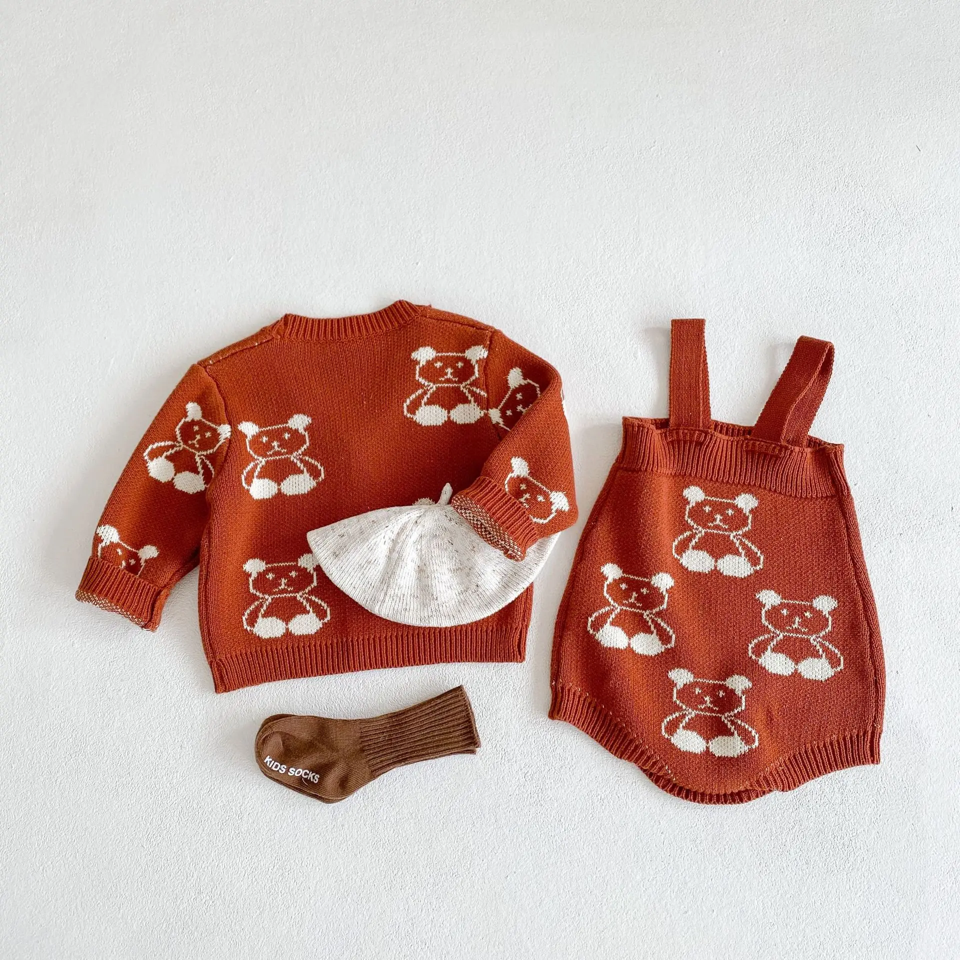 2022 Spring Newborn Clothing Boys Long Sleeve Cardigan Knitted Jacket + Infant Girls Jumpsuit One-piece Bodysuit
2022 Spring Newborn Clothing Boys Long Sleeve Cardigan Knitted Jacket + Infant Girls Jumpsuit One-piece Bodysuit