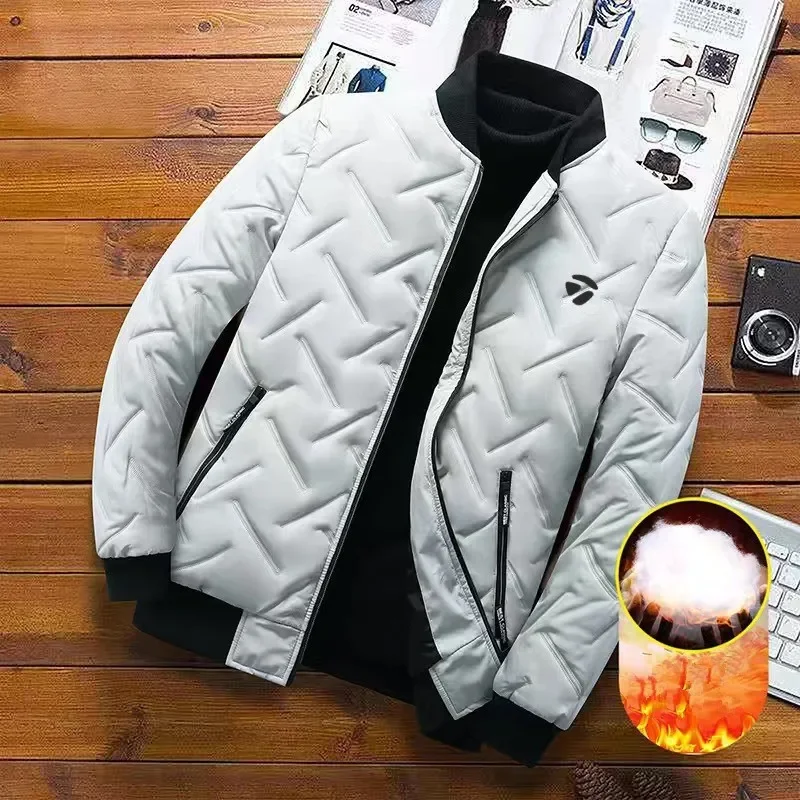 Winter Men Golf Jackets Korea Down Cotton Golf Wear Clothes Man Coats Windbreak Thick Warm Top Bomber Stand-up Golf Clothing Man
Winter Men Golf Jackets Korea Down Cotton Golf Wear Clothes Man Coats Windbreak Thick Warm Top Bomber Stand-up Golf Clothing Man