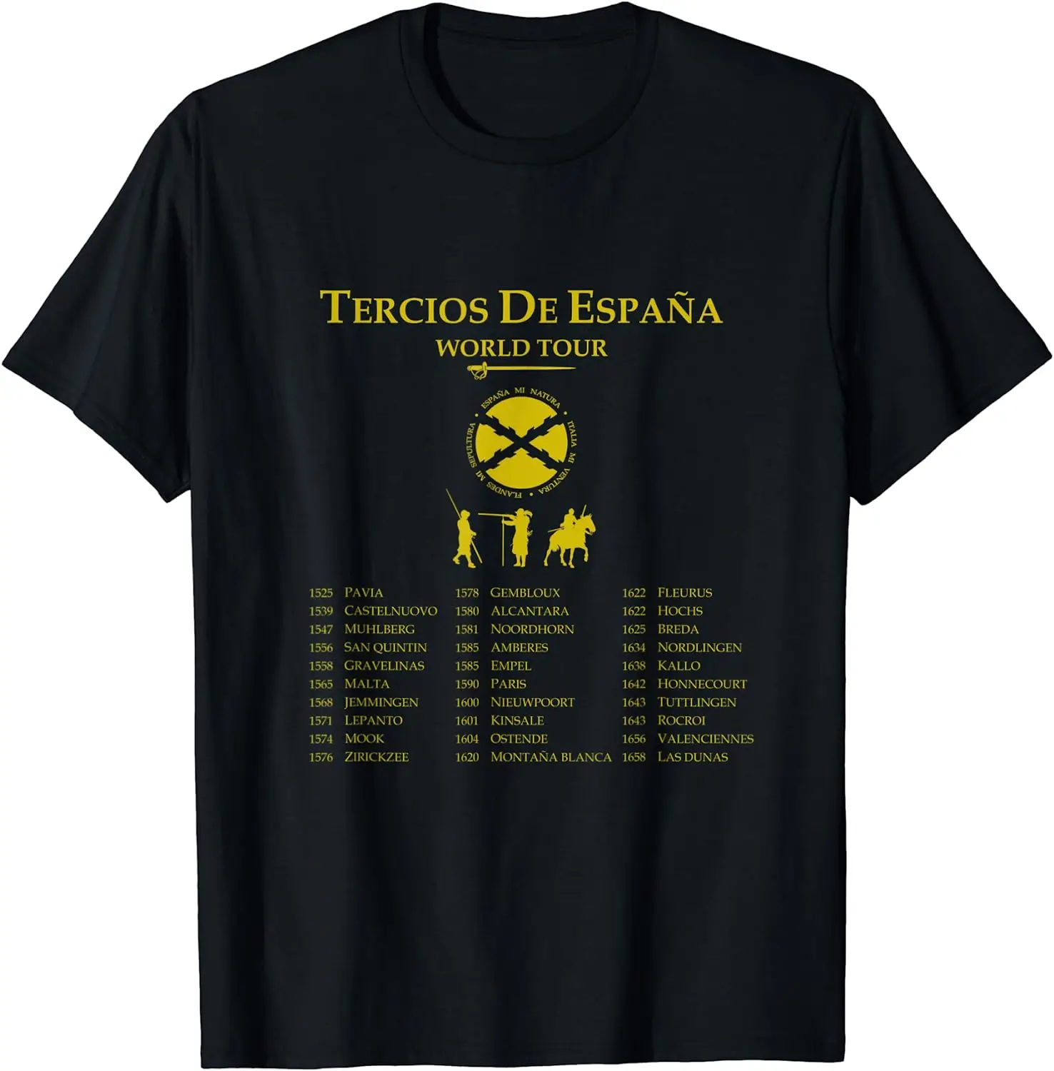 Los Tercios Españoles World Tour: Historia De España T-Shirt Short Sleeve Casual Cotton O-Neck Summer Men T Shirt
Los Tercios Españoles World Tour: Historia De España T-Shirt Short Sleeve Casual Cotton O-Neck Summer Men T Shirt