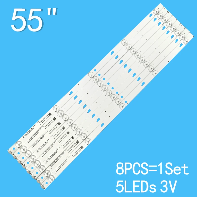 5LED LED Backlight Strips For THOMSON T55D18SFS-01B 55FB3103 YHA-4C-LB550T-YHB YHB-4C-LB550T-YHA 55GA1600 55L26CMC 55L2600C
5LED LED Backlight Strips For THOMSON T55D18SFS-01B 55FB3103 YHA-4C-LB550T-YHB YHB-4C-LB550T-YHA 55GA1600 55L26CMC 55L2600C