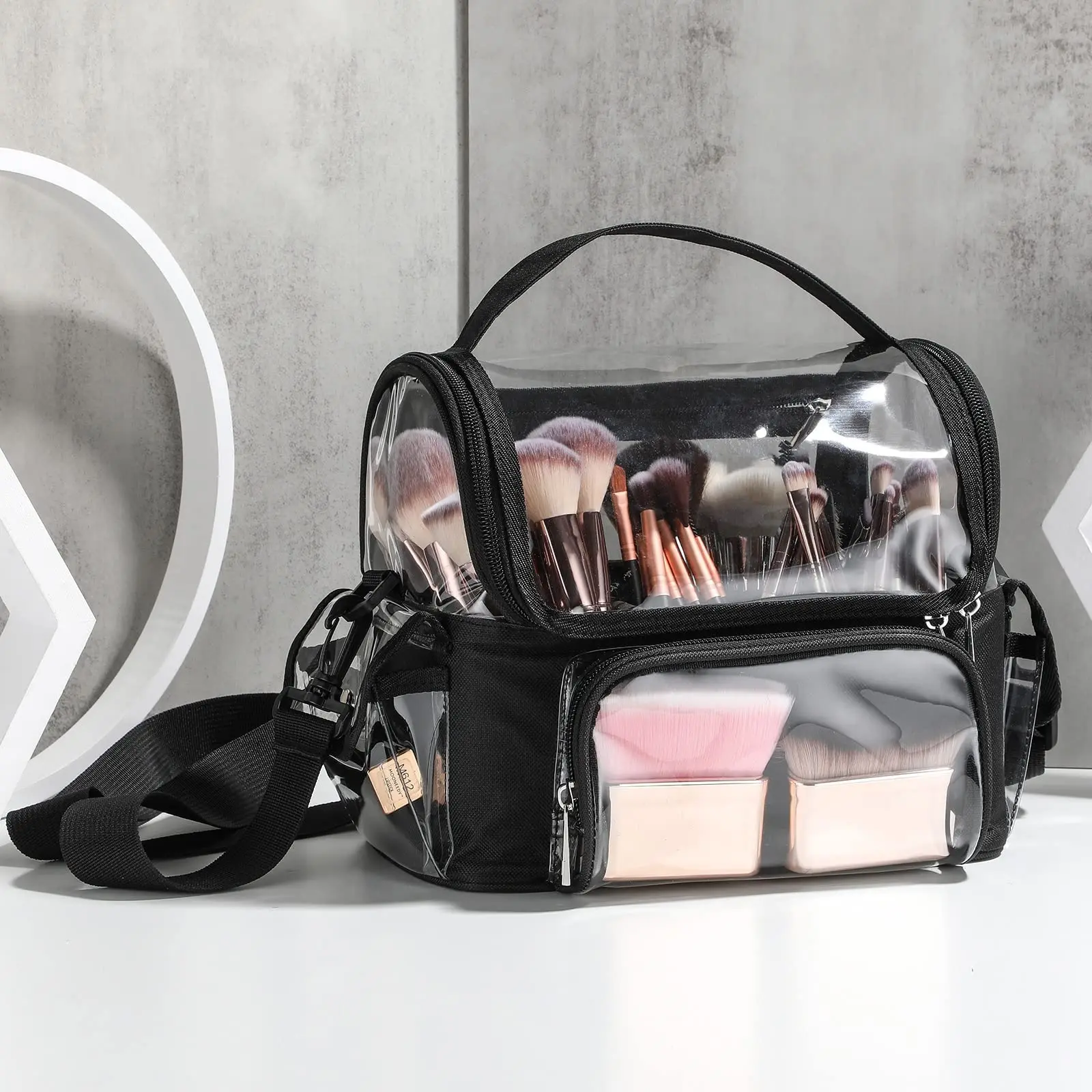 Women's Make Up Bags Salon Makeup Tool Backpack Hairdressing Storage Transparent Waterproof Travel Bag Home Accessories
Women's Make Up Bags Salon Makeup Tool Backpack Hairdressing Storage Transparent Waterproof Travel Bag Home Accessories