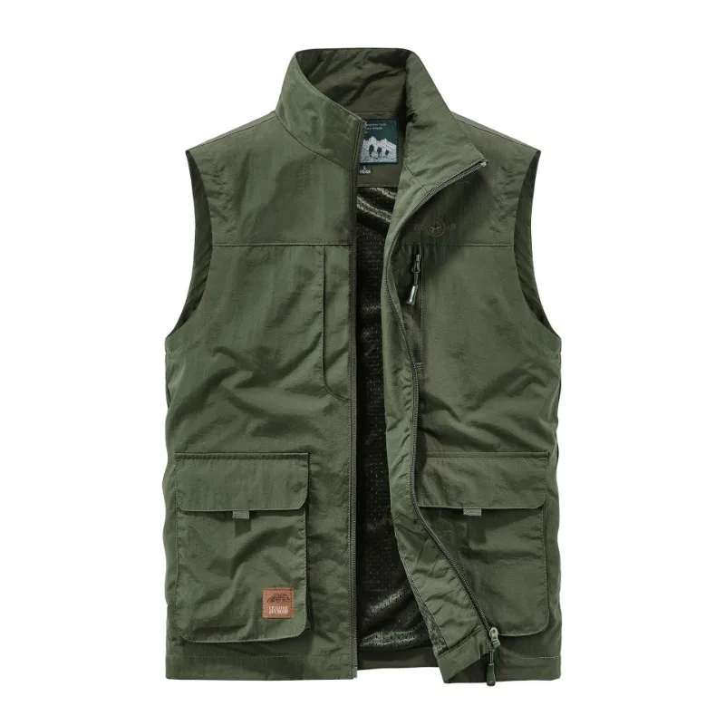 Mens Spring Autumn Casual Thin Vest Mens Outdoor Fishing Camping Hiking Waistcoat Multi-Pocket Military Tactical Vest Jacket 5XL
Mens Spring Autumn Casual Thin Vest Mens Outdoor Fishing Camping Hiking Waistcoat Multi-Pocket Military Tactical Vest Jacket 5XL
