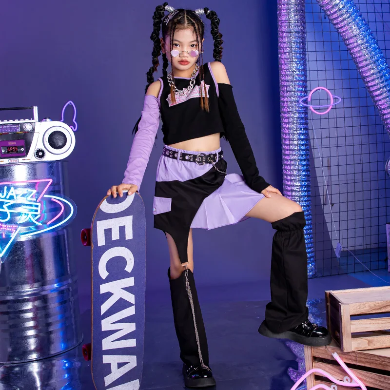 2023 Детские комплекты для групповой сцены в стиле K-POP, танцевальные костюмы для девочек для чарлидинга и джаза, детская одежда в стиле хип-хоп, одежда для уличного танца XS7120
2023 Детские комплекты для групповой сцены в стиле K-POP, танцевальные костюмы для девочек для чарлидинга и джаза, детская одежда в стиле хип-хоп, одежда для уличного танца XS7120