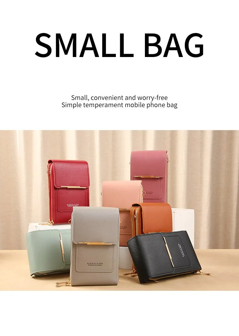 Mobile Phone Bag Touch Screen Female Cross Body Korean Version of Mobile Phone Multi Function Key Zipper Vertical Model Key case 1 Mallzona Se396ee9959bc4efeb35ab000e8fda70fr Mobile Phone Bag Touch Screen Female Cross Body Korean Version of Mobile Phone Multi Function Key Zipper Vertical Model Key case Mallzona