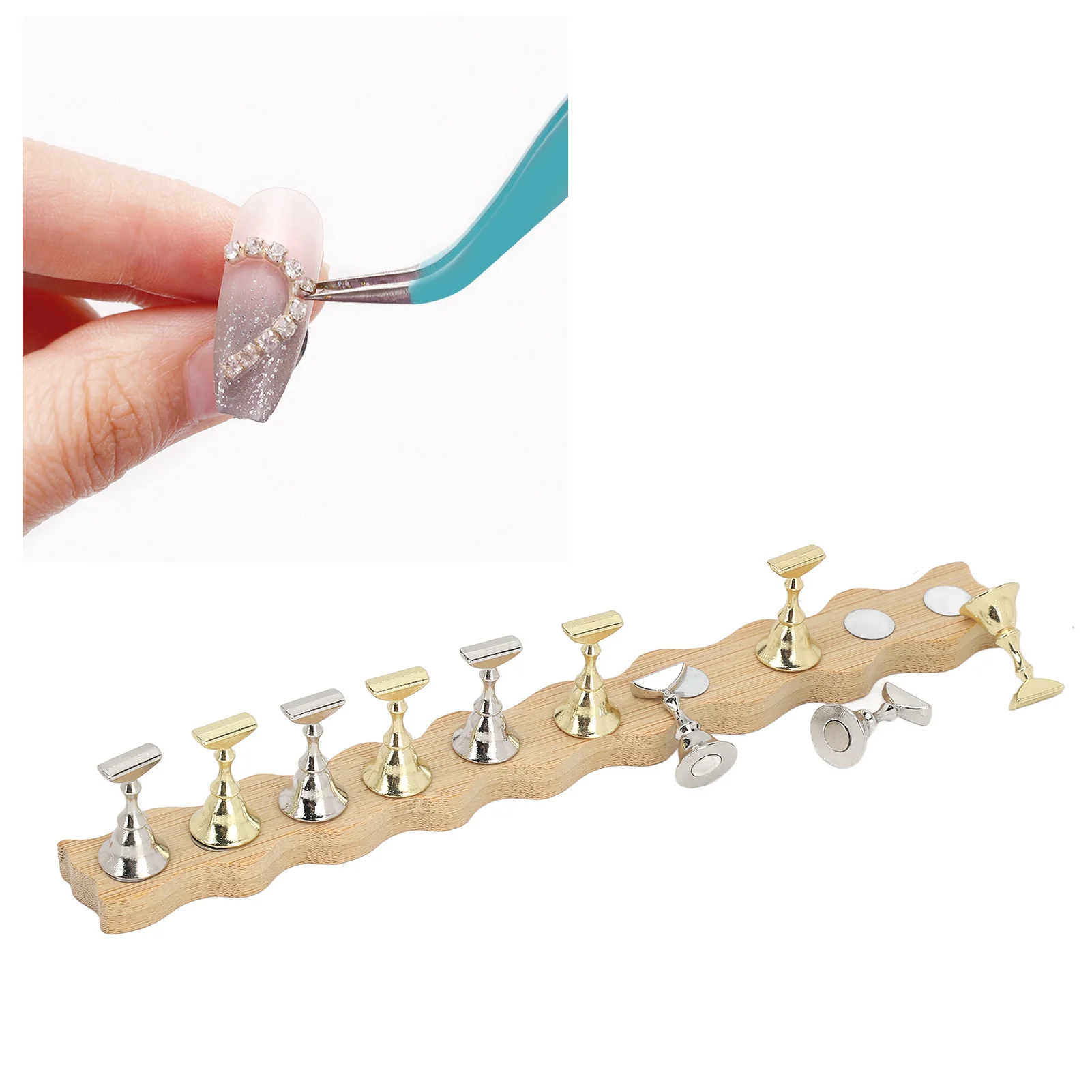 Magnetic Nail Display Stand Manicure Tool Wave Edge Wooden Base Nail Practice Stand Nail Art Stand Form Tool
Magnetic Nail Display Stand Manicure Tool Wave Edge Wooden Base Nail Practice Stand Nail Art Stand Form Tool