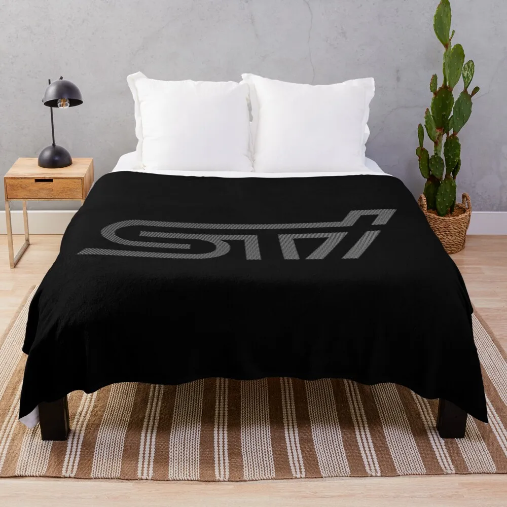 

STI Carbon Fiber Look Throw Blanket sofa bed bed plaid Plaid on the sofa manga Blankets For Baby Blankets