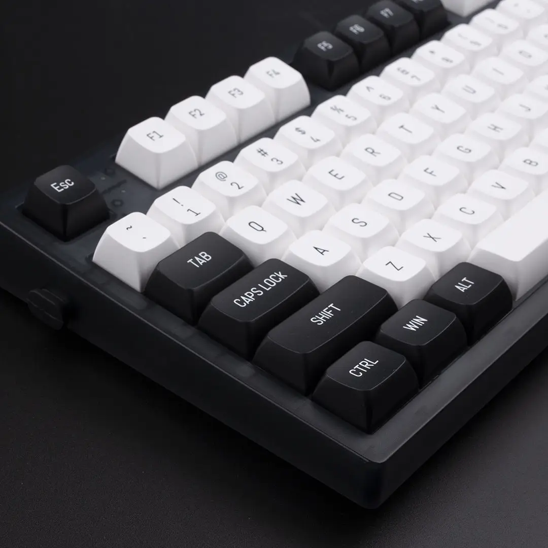 149 Keys Minimalist White Black PBT Keycaps For Mx Switch Mechanical Keyboard Similar Cherry Profile Double Shot ISO Keycap DIY
149 Keys Minimalist White Black PBT Keycaps For Mx Switch Mechanical Keyboard Similar Cherry Profile Double Shot ISO Keycap DIY