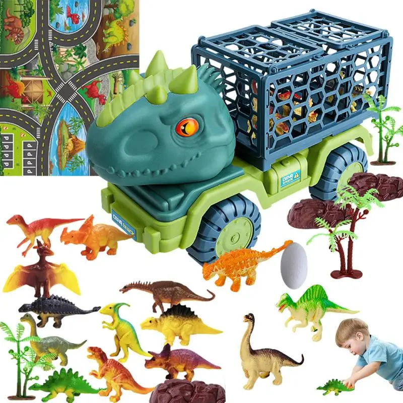Dinosaur Car Dinosaur Toy Cars Dinosaur Toys 15 Dino Figures Activity Play Mat Tree Stone Egg Tyrannosaurus Transport Car
Dinosaur Car Dinosaur Toy Cars Dinosaur Toys 15 Dino Figures Activity Play Mat Tree Stone Egg Tyrannosaurus Transport Car