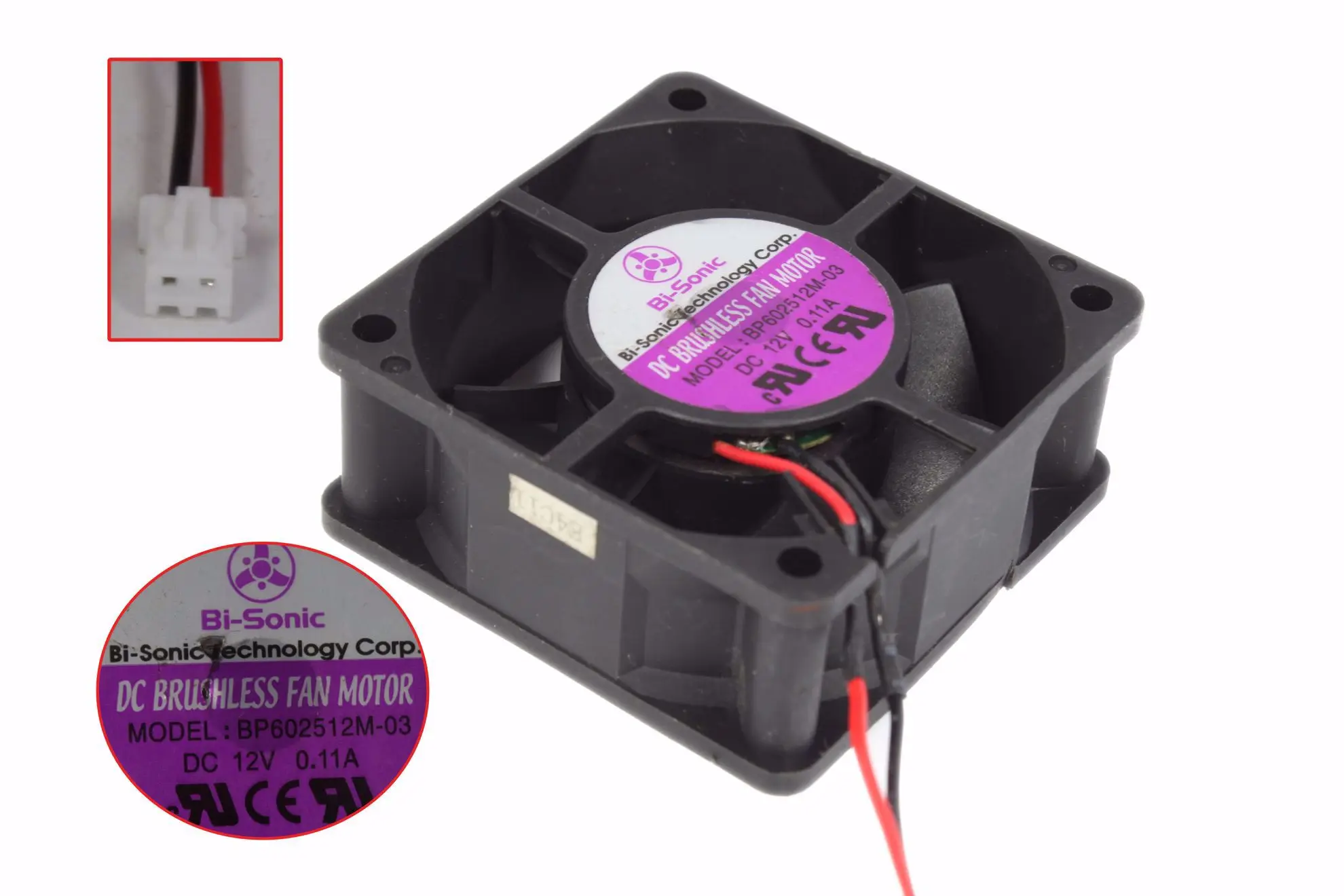 Bi-Sonic BP602512M-03 DC 12V 0.11A 60x60x25mm 2-проводной Вентилятор охлаждения сервера
Bi-Sonic BP602512M-03 DC 12V 0.11A 60x60x25mm 2-проводной Вентилятор охлаждения сервера