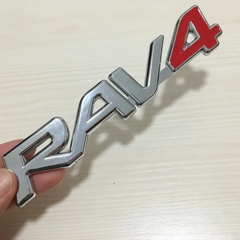 

1 шт. ABS хром RAV4 Автомобильный задний багажник номер/буква логотип значок эмблема 3D наклейки Наклейка автостайлинг автомобильные аксессуары