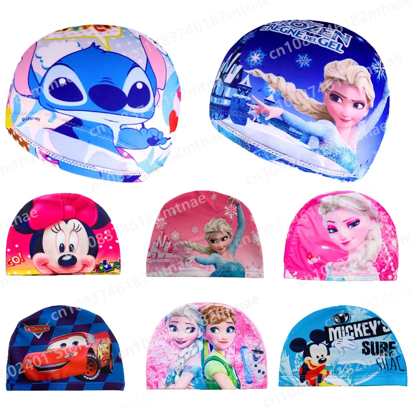 Disney Cartoon Stitch Frozen Series Print Swimming Cap Anime Mickey Children's Non-pressure Cloth Swimming Cap Kid's Gifts
Disney Cartoon Stitch Frozen Series Print Swimming Cap Anime Mickey Children's Non-pressure Cloth Swimming Cap Kid's Gifts