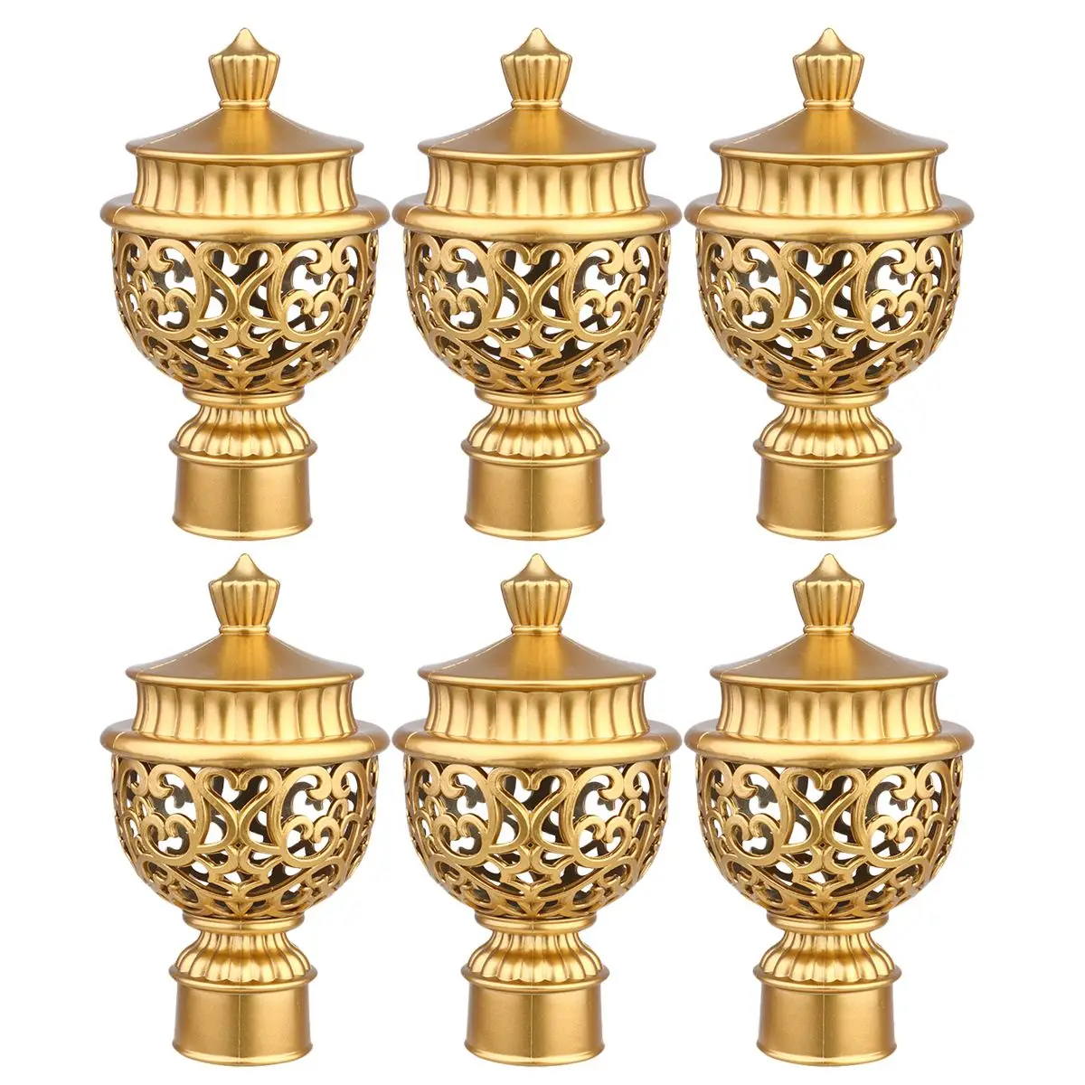 Curtain Rod End Head Decorative Finial Cap Pole Hollow Plug Rail Hole Fittings Bracket Caps Ends Closing Window Fitting Rods
Curtain Rod End Head Decorative Finial Cap Pole Hollow Plug Rail Hole Fittings Bracket Caps Ends Closing Window Fitting Rods