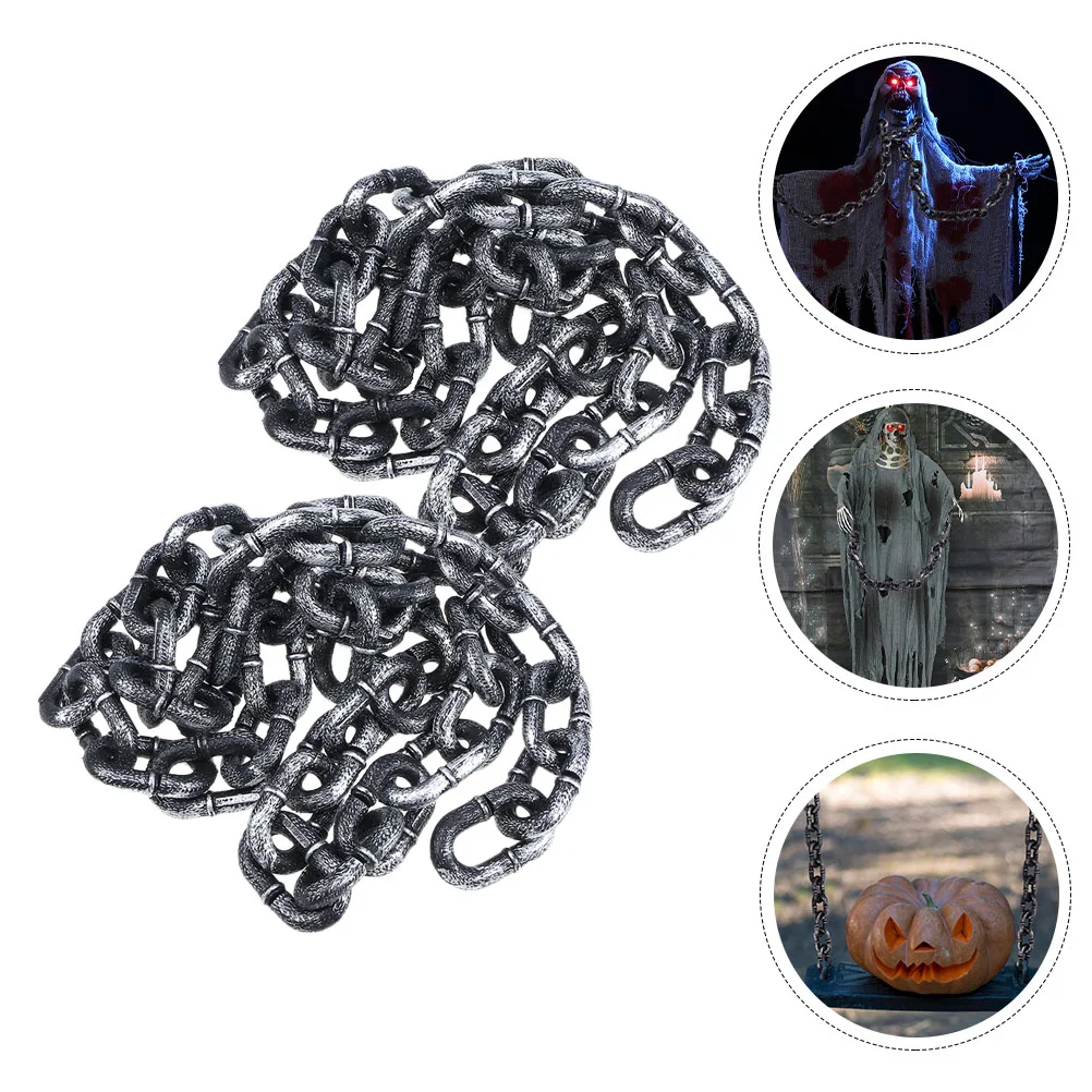 2 Pcs Makeup Costume Props Halloween Prisoner Chain Cosplay Fake Plastic Link Decor
2 Pcs Makeup Costume Props Halloween Prisoner Chain Cosplay Fake Plastic Link Decor