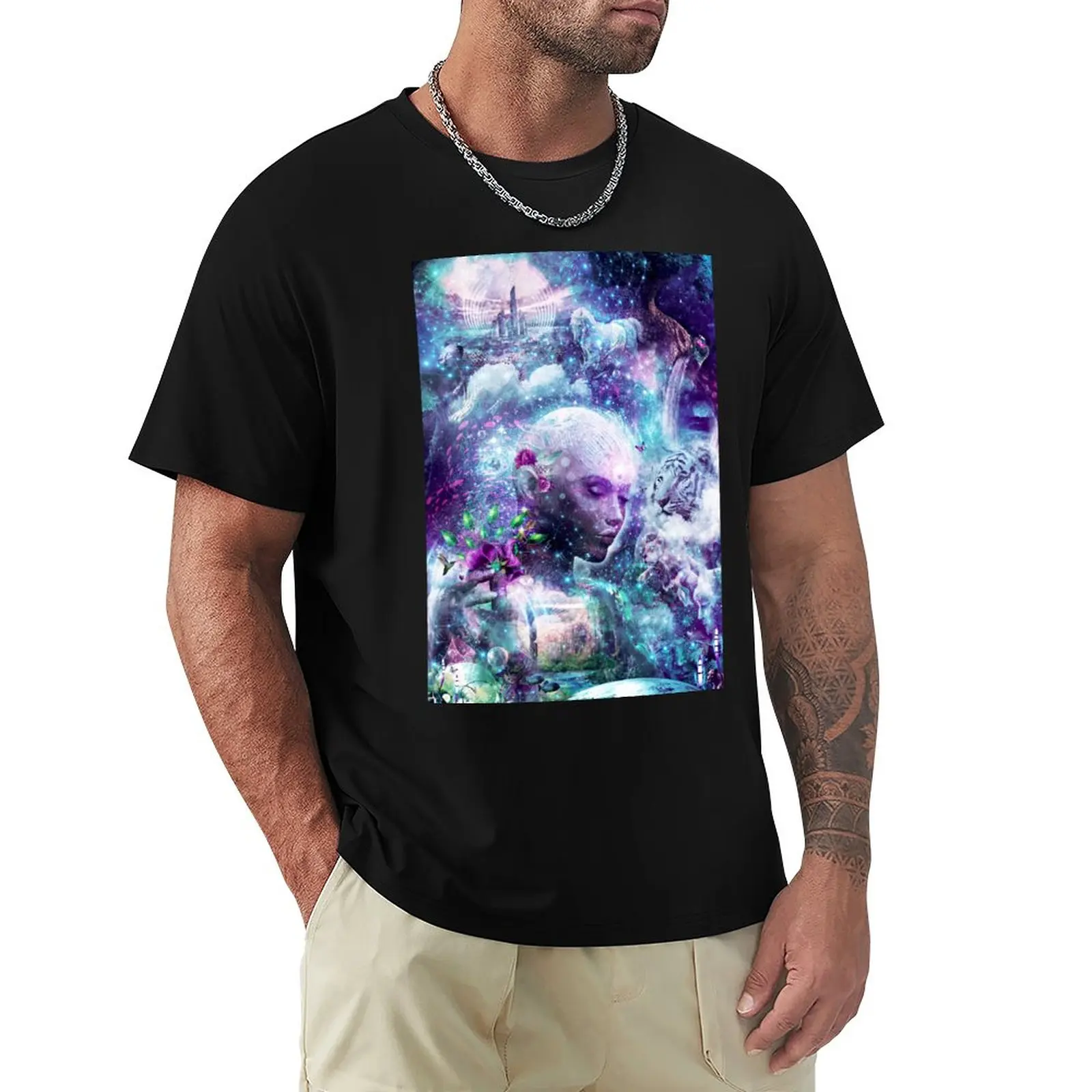 Discovering The Cosmic Consciousness T-Shirt boys whites Short sleeve tee mens white t shirts
Discovering The Cosmic Consciousness T-Shirt boys whites Short sleeve tee mens white t shirts