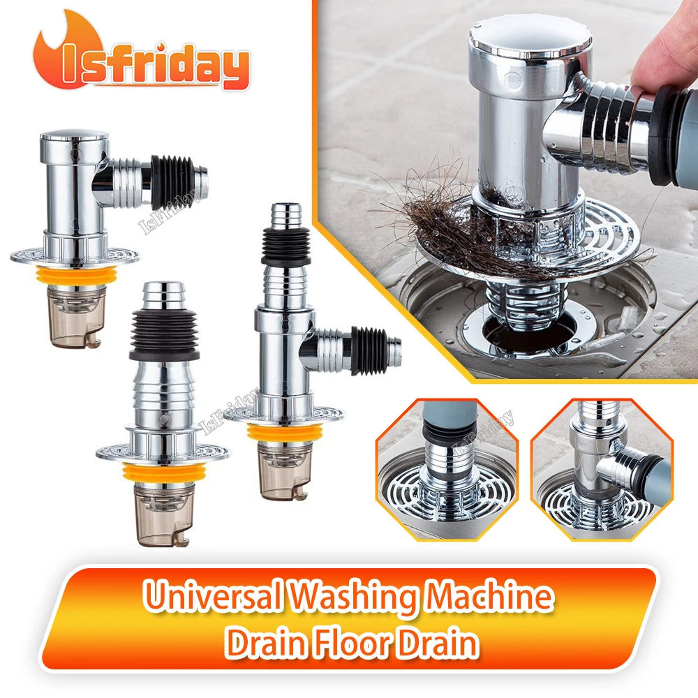 Universal Washing Machine Drain Floor Cover Drains Special Dishwasher Connector Sewer Washroom Accessories Adapter Three-way
Universal Washing Machine Drain Floor Cover Drains Special Dishwasher Connector Sewer Washroom Accessories Adapter Three-way