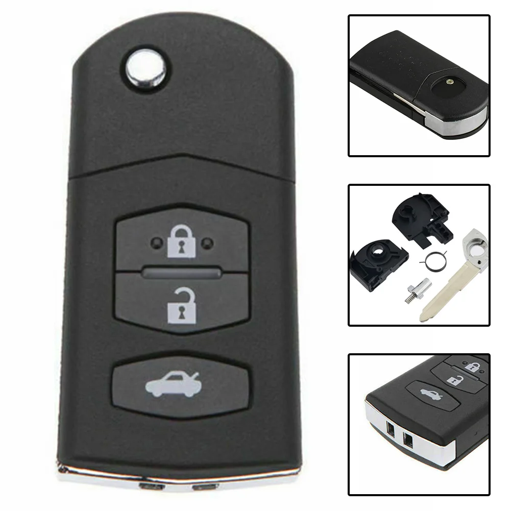 1 PC New Remote Key Shell 3 Buttons Key Fob Case Shell Uncut Blade For Mazda 2 3 5 6 CX7 CX9 MPV RX-8 Mazda MX-5 Miata
1 PC New Remote Key Shell 3 Buttons Key Fob Case Shell Uncut Blade For Mazda 2 3 5 6 CX7 CX9 MPV RX-8 Mazda MX-5 Miata