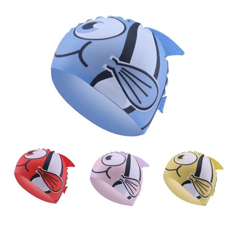 Cartoon Swimming Cap Children Waterproof Animal Fish Print Kids Swim Caps Silicone Swimming Hat Swimming Accessories
Cartoon Swimming Cap Children Waterproof Animal Fish Print Kids Swim Caps Silicone Swimming Hat Swimming Accessories