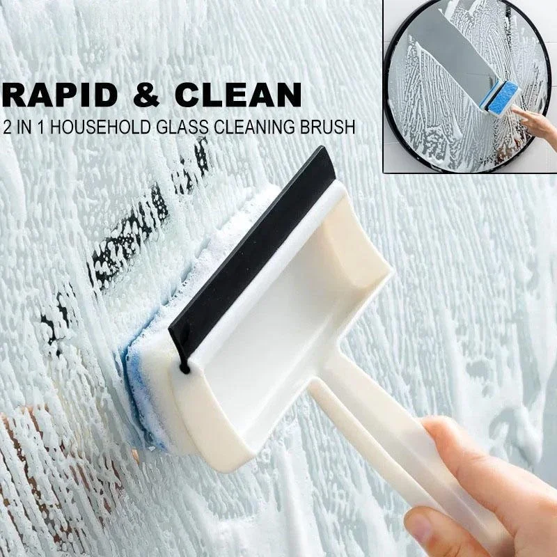 Double-sided Household Glass Shaving Tile Bathroom Cleaning Brush Wipe Window Wiper Scraper Cleaning Mirror
Double-sided Household Glass Shaving Tile Bathroom Cleaning Brush Wipe Window Wiper Scraper Cleaning Mirror