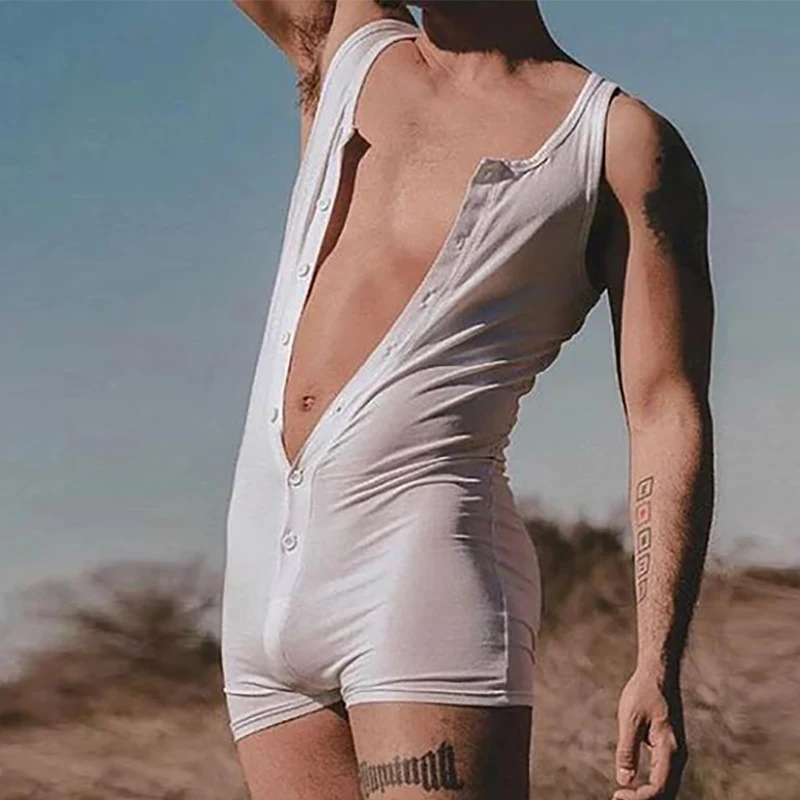 3XL Mens Undershirts Leotard Button Casual Underwear Wrestling Singlet Bodysuits One-piece Lingerie See Through Gay Jumpsuits
3XL Mens Undershirts Leotard Button Casual Underwear Wrestling Singlet Bodysuits One-piece Lingerie See Through Gay Jumpsuits