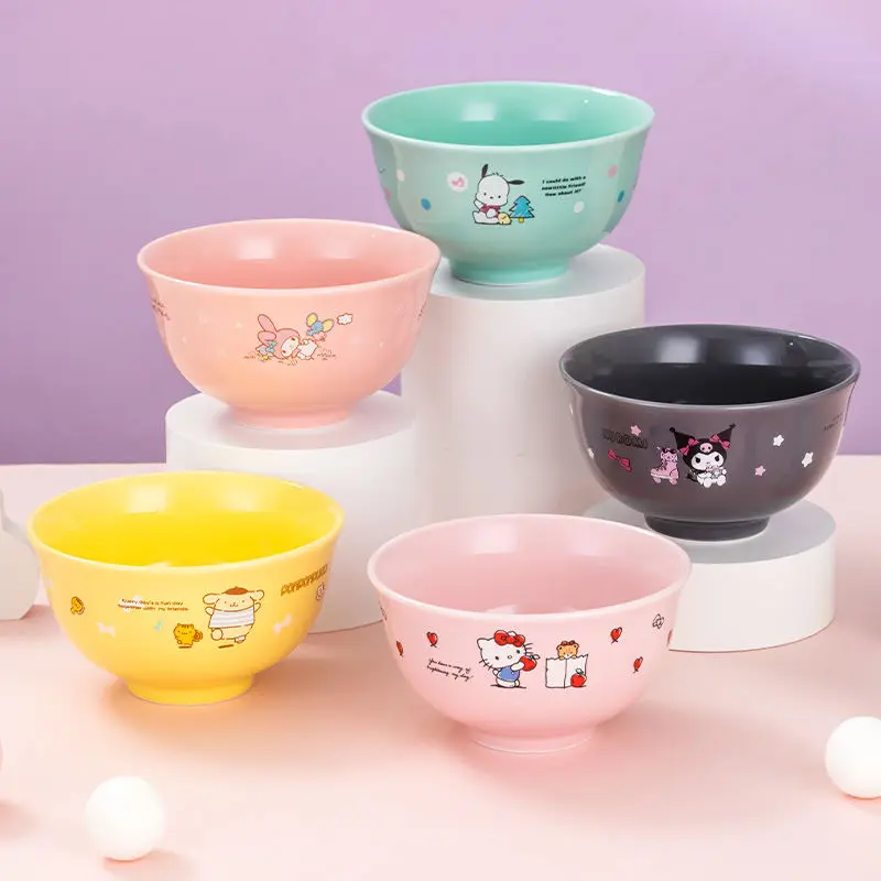 415 мл Sanrio, Hello Kitty керамическая чаша Kuromi My Melody Cinnamoroll Kawaii большая емкость Бытовая 5-дюймовая мультяшная Милая миска для риса
415 мл Sanrio, Hello Kitty керамическая чаша Kuromi My Melody Cinnamoroll Kawaii большая емкость Бытовая 5-дюймовая мультяшная Милая миска для риса