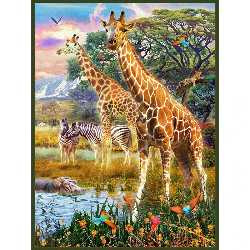 5D Diamond Painting Giraffe Hippopotamus Zebra Full Square Diamond Embroidery Animals Cross Stitch Rhinestone Mosaic Art Decor
5D Diamond Painting Giraffe Hippopotamus Zebra Full Square Diamond Embroidery Animals Cross Stitch Rhinestone Mosaic Art Decor