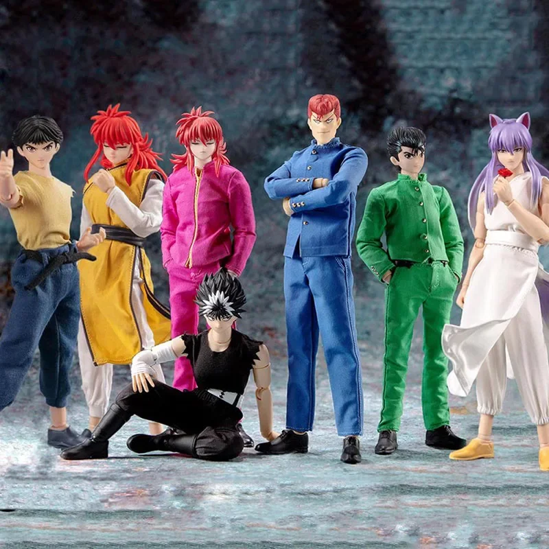 

Dasin/Great Toys YuYu Hakusho Urameshi Yuusuke Yoko Kurama Jaganshi Hiei Kuwabara Kazuma SHF 1/12 PVC Action Figure IN STOCK