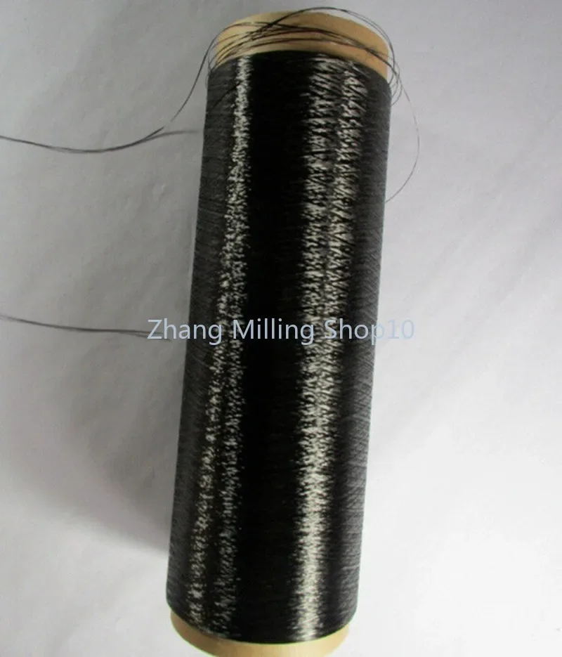 

1K Carbon Fiber Fibre tow filament Yarn thread tape 3800MPa 1500M Length
