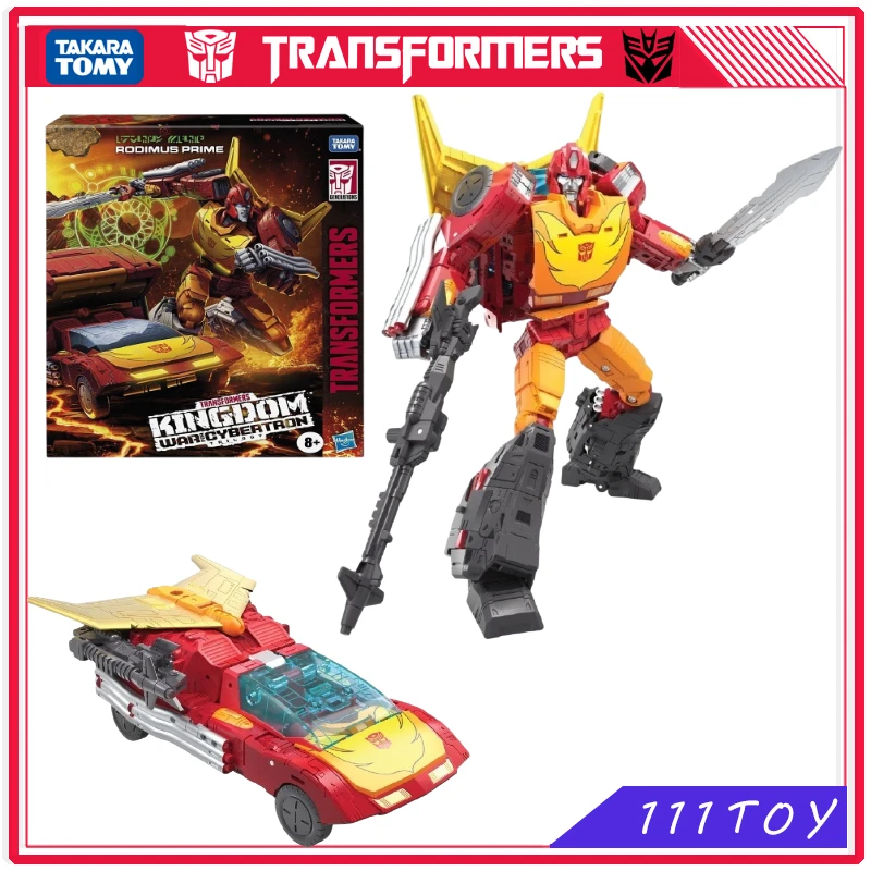 

In Stock Transformers Toy War For Cybertron:WFC-K29 Leader Rodimus Prime Anime Figures Robot Toys Action Figure Gifts Hobbies