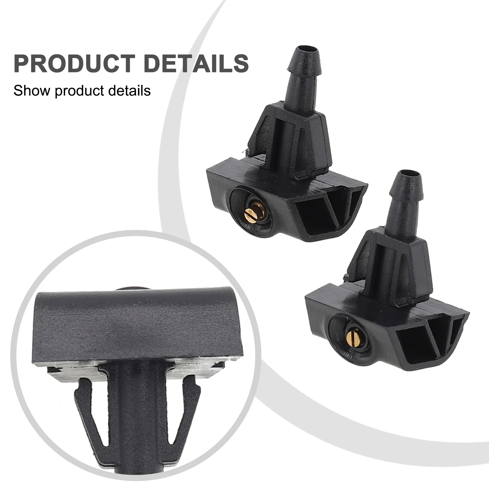 2Pcs Windscreen Washer Jet Nozzle 28932BA61A For Nissan For JUKE F15 2015-2018 Front Wiper Nozzle Glass Nozzle Parts
2Pcs Windscreen Washer Jet Nozzle 28932BA61A For Nissan For JUKE F15 2015-2018 Front Wiper Nozzle Glass Nozzle Parts