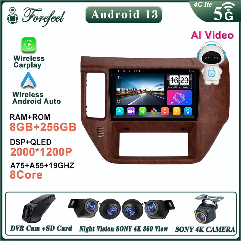 Android 13 For Nissan Patrol V 5 Y61 2004 - 2021 Multimedia TV Car GPS Lettore Screen Video Autoradio Navigation Stereo Radio
Android 13 For Nissan Patrol V 5 Y61 2004 - 2021 Multimedia TV Car GPS Lettore Screen Video Autoradio Navigation Stereo Radio