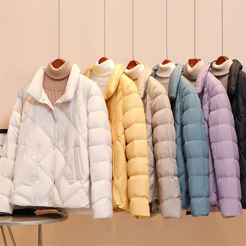Autumn Winter Women Thick White Duck Down Jacket Single-breasted Warm Down Coat Lady Long Sleeve Bigsize Puffer Parkas Outwears
Autumn Winter Women Thick White Duck Down Jacket Single-breasted Warm Down Coat Lady Long Sleeve Bigsize Puffer Parkas Outwears
