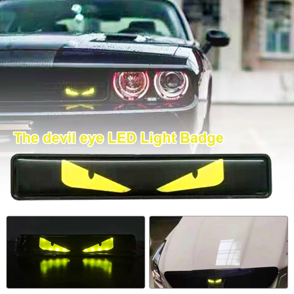 Car LED Demon Eye Long Edition for The Car Front Grille Tailboard Badge Illuminated Decal Emblem Auto Headlight DIY Decoration
Car LED Demon Eye Long Edition for The Car Front Grille Tailboard Badge Illuminated Decal Emblem Auto Headlight DIY Decoration