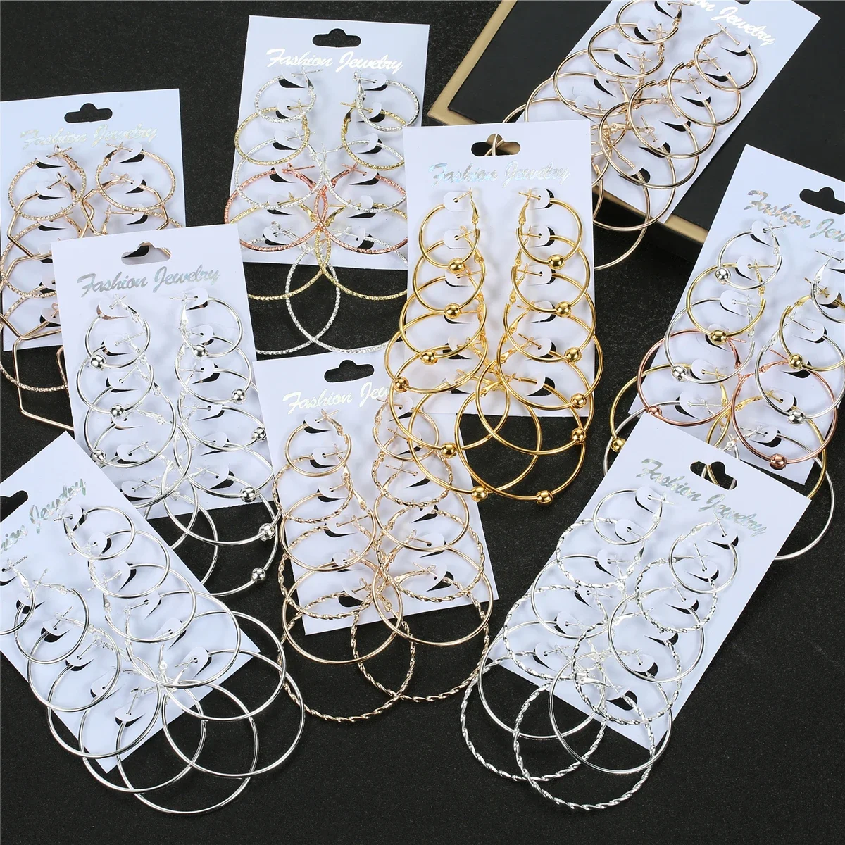 6pcs Classic Alloy Hoop Earring Set for Women Female 6mm Dot Geometric HexagonCircle Earrings Jewelry Gift Vintage
6pcs Classic Alloy Hoop Earring Set for Women Female 6mm Dot Geometric HexagonCircle Earrings Jewelry Gift Vintage