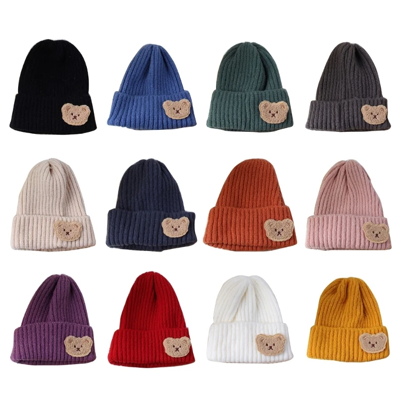 Bear Pattern Baby Hat Soft Knitted Cap for Kids Warm Beanie Comfortable Wearing Hat with Earflaps for Autumn Winter
Bear Pattern Baby Hat Soft Knitted Cap for Kids Warm Beanie Comfortable Wearing Hat with Earflaps for Autumn Winter