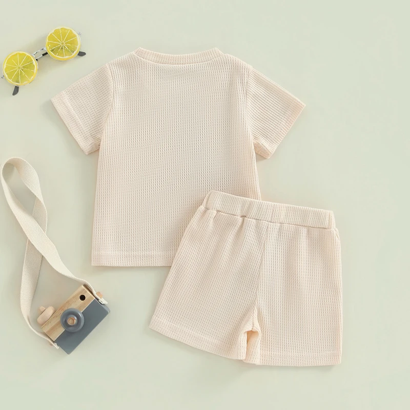 Toddler Boys Summer Clothes Set Baby Boys 2Pcs Outfit Short Sleeve Letter Print T-Shirt Tops And Shorts Baby Outfits for Boys
Toddler Boys Summer Clothes Set Baby Boys 2Pcs Outfit Short Sleeve Letter Print T-Shirt Tops And Shorts Baby Outfits for Boys