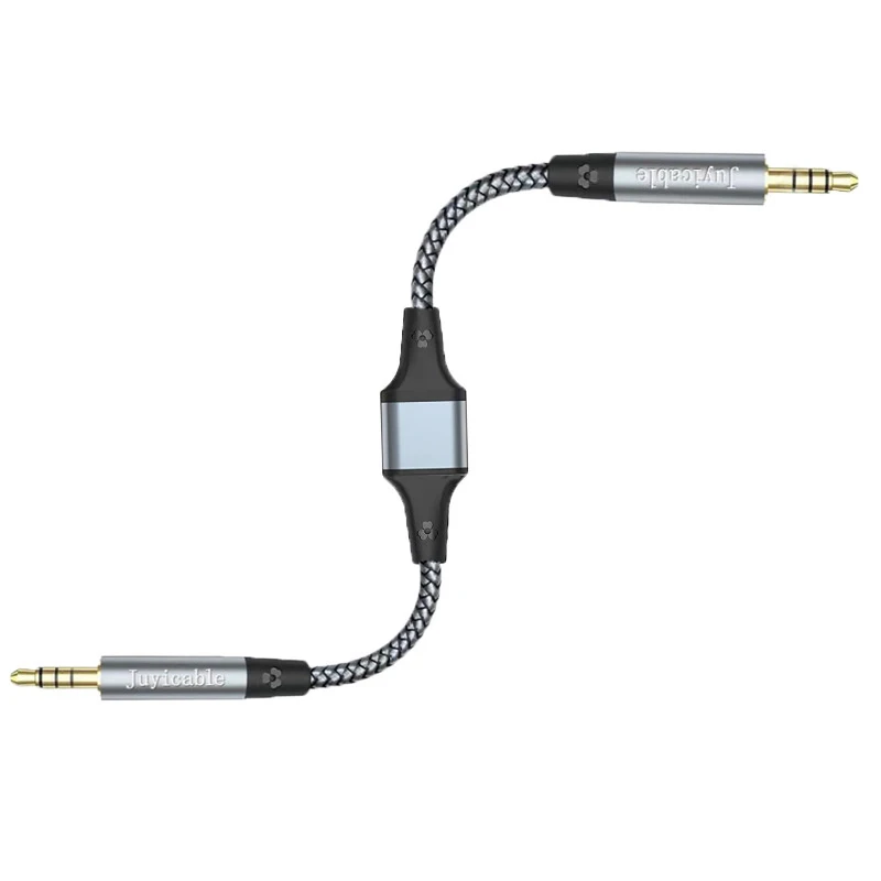 

1 шт. двунаправленный кабель для записи с позолоченным штекером 3,5 мм, нейлоновая плетеная нить для подключения к компьютеру музыкального инструмента