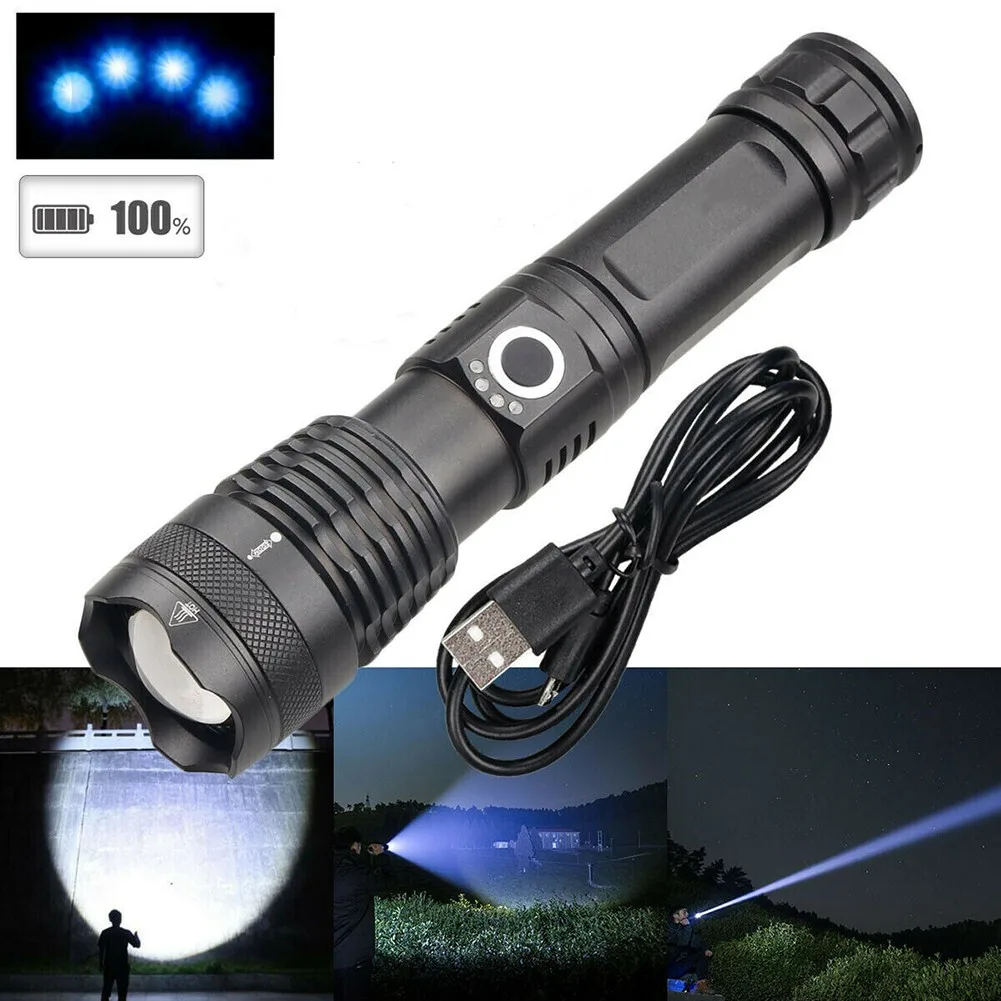 1pc Flashlight Xhp50 Led 100,000 Hours Service Life High Efficient Booster Circuit Good Light Transmission Lens Camping Supplies
1pc Flashlight Xhp50 Led 100,000 Hours Service Life High Efficient Booster Circuit Good Light Transmission Lens Camping Supplies