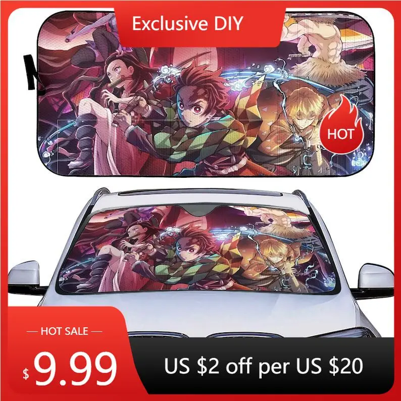 Car Windshield Sun Shade | Sun Shield for Front Window Blocks UV Rays | Anime peripherals | Car Foldable Accessories for Sun Pro
Car Windshield Sun Shade | Sun Shield for Front Window Blocks UV Rays | Anime peripherals | Car Foldable Accessories for Sun Pro