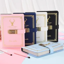 Retro Codebook Creative Student Diary Notebook With Lock Japanese And Korean Thickened Hand Account Book Notebook Stationery
Retro Codebook Creative Student Diary Notebook With Lock Japanese And Korean Thickened Hand Account Book Notebook Stationery