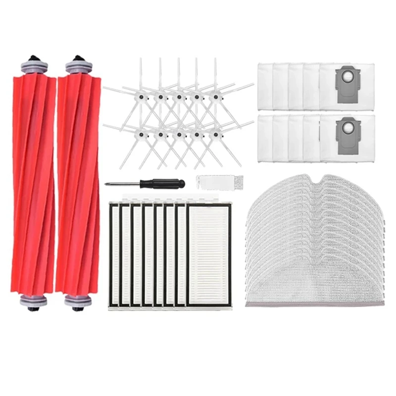 For Xiaomi Roborock Q7 Max Q7 Max+ T8 Dust Bag Hepa Filter Accessories Main Side Brush Mop Cloth Robot Vacuum Cleaner
For Xiaomi Roborock Q7 Max Q7 Max+ T8 Dust Bag Hepa Filter Accessories Main Side Brush Mop Cloth Robot Vacuum Cleaner