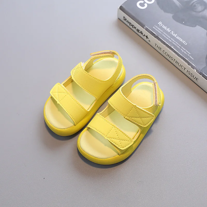 Summer Children Sandals Cute Pure Color Baby Beach Shoes Beautiful Yellow Open Toe Girls Sandals Breathable Barefoot Boys Sandal
Summer Children Sandals Cute Pure Color Baby Beach Shoes Beautiful Yellow Open Toe Girls Sandals Breathable Barefoot Boys Sandal