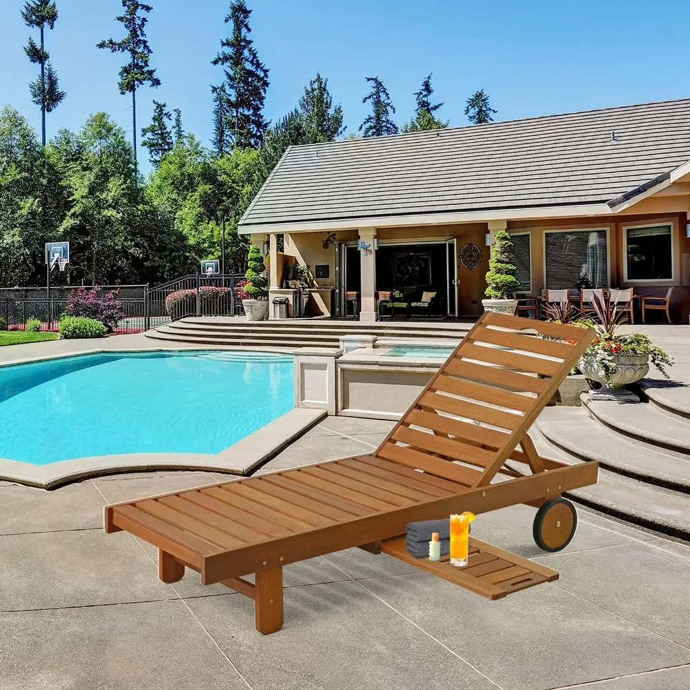 Garden Chairs Outdoor Hardwood Patio Furniture with Tray Teak Oil Sun Loungers, Natural 23.52D x 70W x 12H in
Garden Chairs Outdoor Hardwood Patio Furniture with Tray Teak Oil Sun Loungers, Natural 23.52D x 70W x 12H in