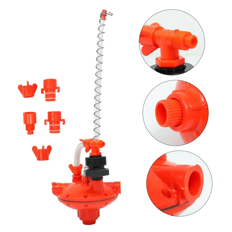 Regulator Water Line Pressure Regulating Valve Poultry Water Fountain Quail Waterer Bird Waterer Hens Water Dispenser
Regulator Water Line Pressure Regulating Valve Poultry Water Fountain Quail Waterer Bird Waterer Hens Water Dispenser