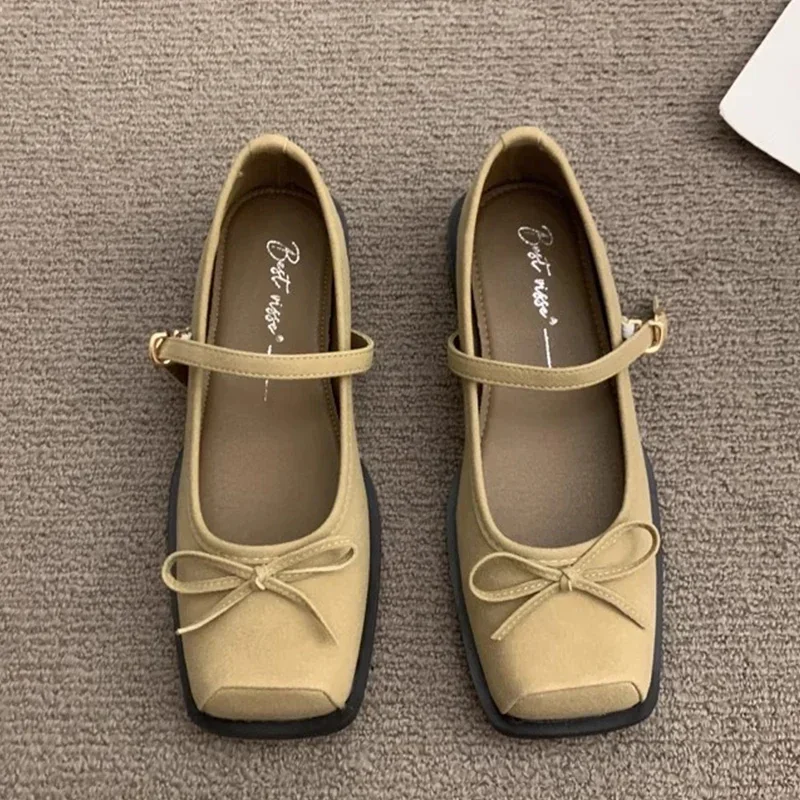 Spring Women Bow Marie Janes Flats Shoes New Lolita Shallow Walking Shoes Designer Sandals 2024 Square Toe Dress Femme Zapatos
Spring Women Bow Marie Janes Flats Shoes New Lolita Shallow Walking Shoes Designer Sandals 2024 Square Toe Dress Femme Zapatos