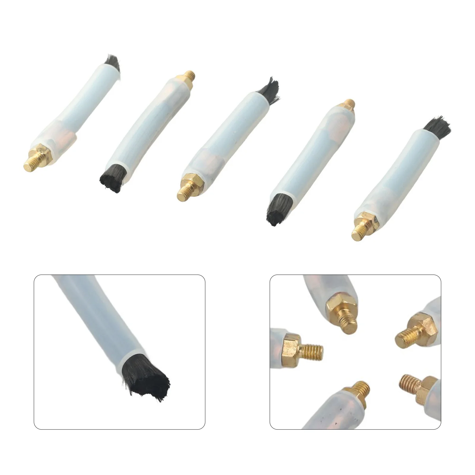 5-pack M6 Welding Brush Polisher Cleaner 3.15 Inches Bristle 5pcs Convenient Seam Cleaning With Silicone Sleeve
5-pack M6 Welding Brush Polisher Cleaner 3.15 Inches Bristle 5pcs Convenient Seam Cleaning With Silicone Sleeve